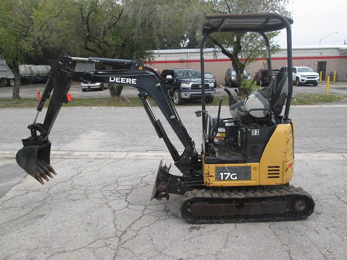 Used 2016 John Deere 17 G Mini Excavator