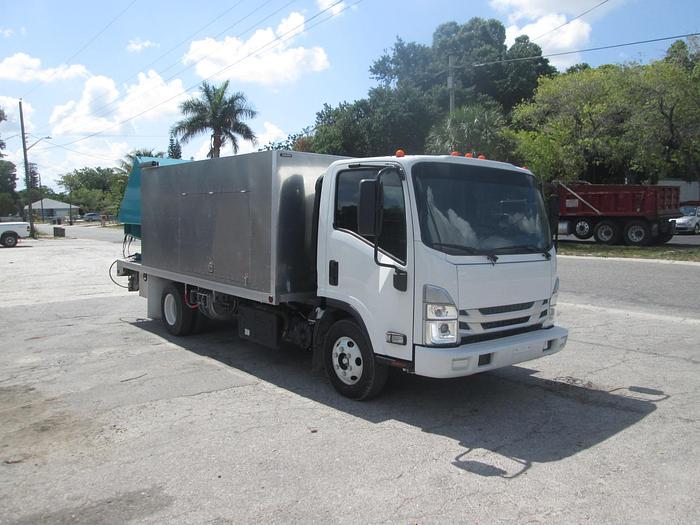 Used 2023 Isuzu NPR Sparkling Bins Trash Can Washing Truck