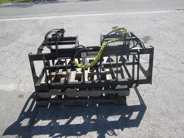 Used New 60" Skid Steer Grapple Rake