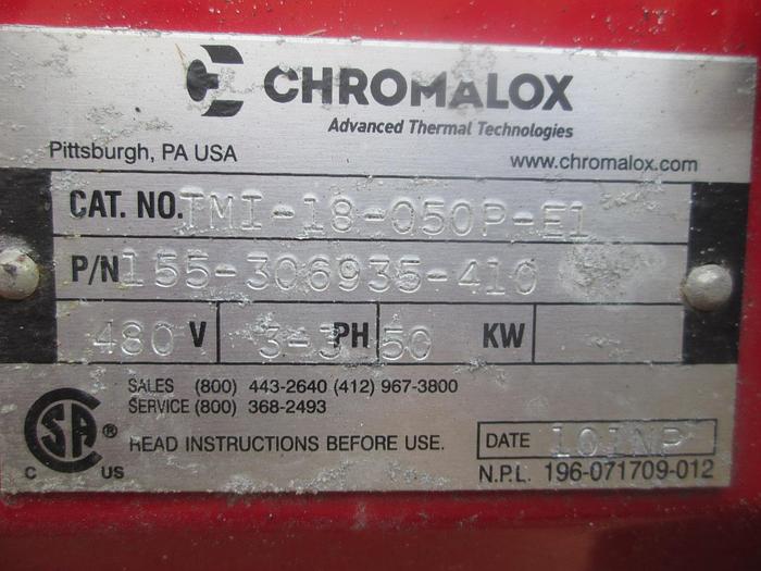 Chromalox Immersion Heater