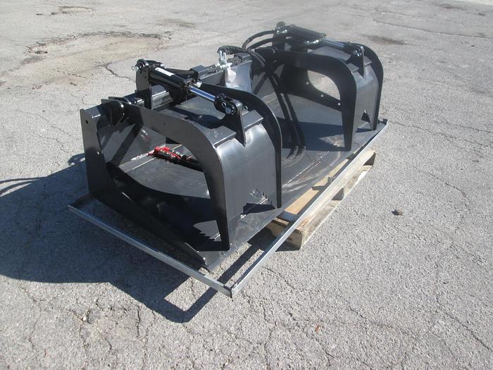 Used New 72" Skid Steer Grapple Bucket