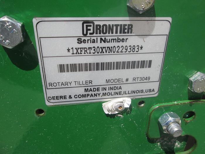 New Frontier RT3049 4' Tiller