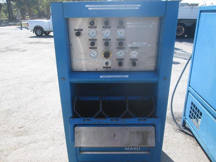 Used Mako Stationary Containment Fill Station and Breathing Air Compressor