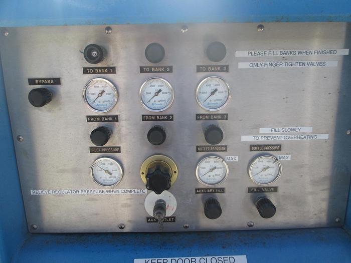 Used Mako Stationary Containment Fill Station and Breathing Air Compressor