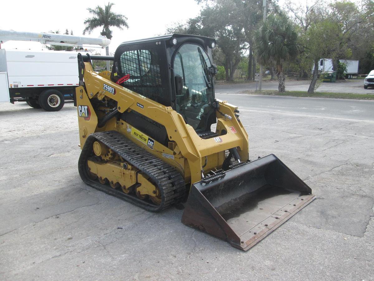 Used 2021 Caterpillar 259D3 Skid Steer
