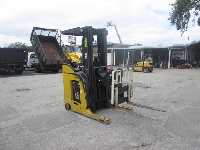 Used 2010 Yale Stand Up Reach Forklift