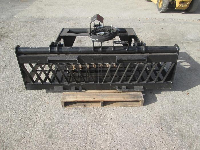 New 74" Heavy Duty Skid Steer Grapple Rake