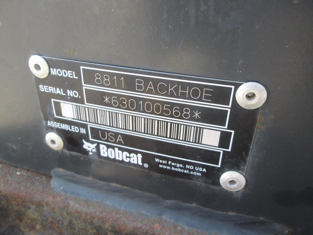 Used Bobcat 8811 Skid Steer Backhoe Attachment