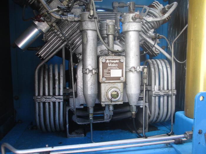 Used Mako Stationary Containment Fill Station and Breathing Air Compressor