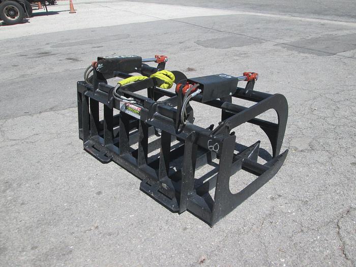 Used New 60" Skid Steer Grapple Rake