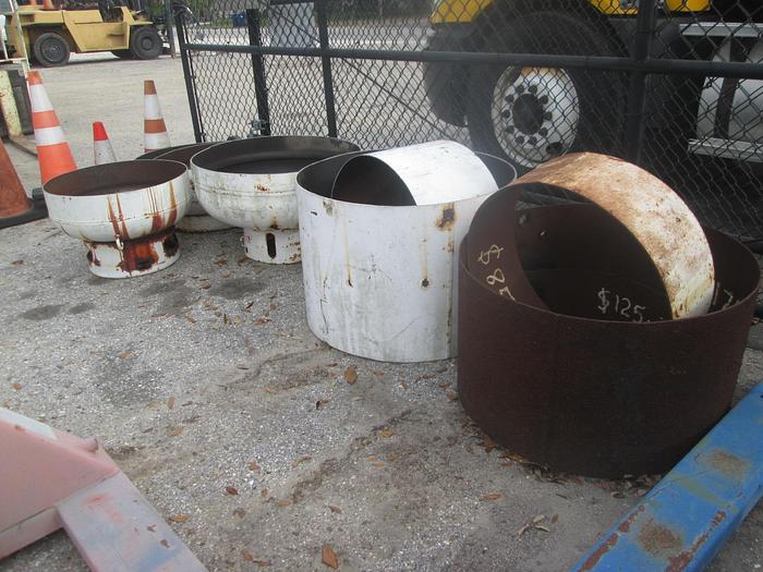 Used Steel Fire Pits, Fire Rings