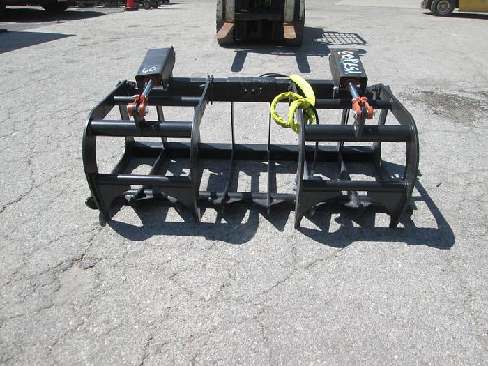 Used New 60" Skid Steer Grapple Rake