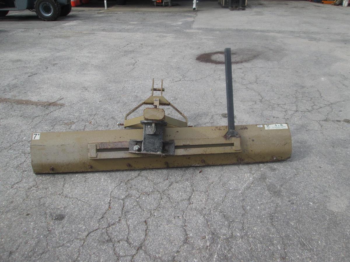 Used 7' 3 Point Scrape Blade