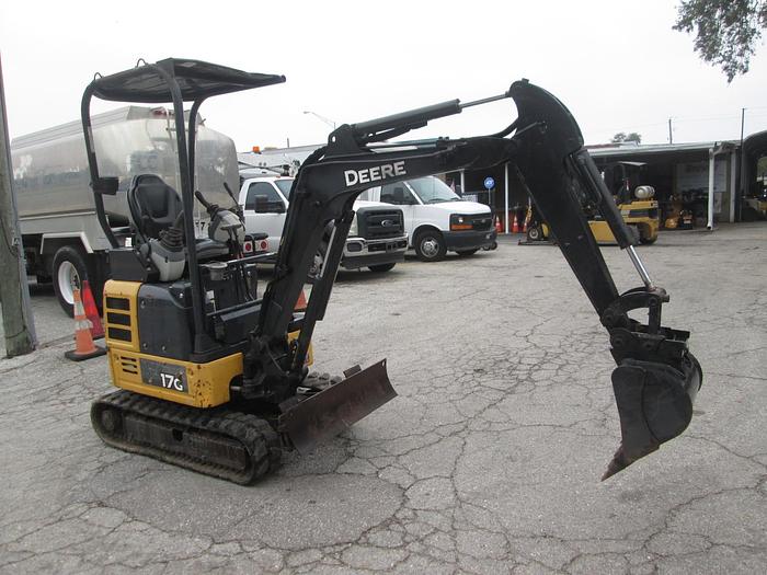 Used 2016 John Deere 17 G Mini Excavator