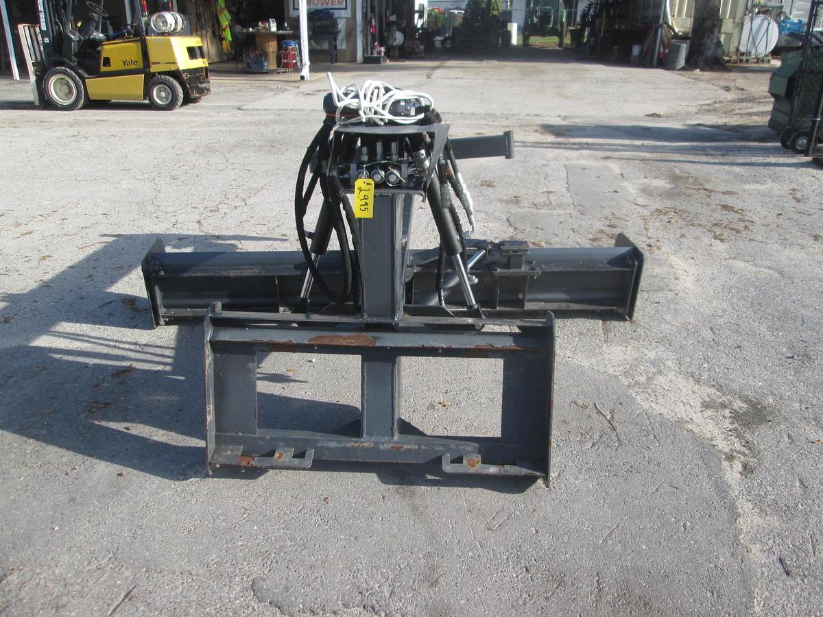 Used 8' Skid Steer Grader Blade Attachment