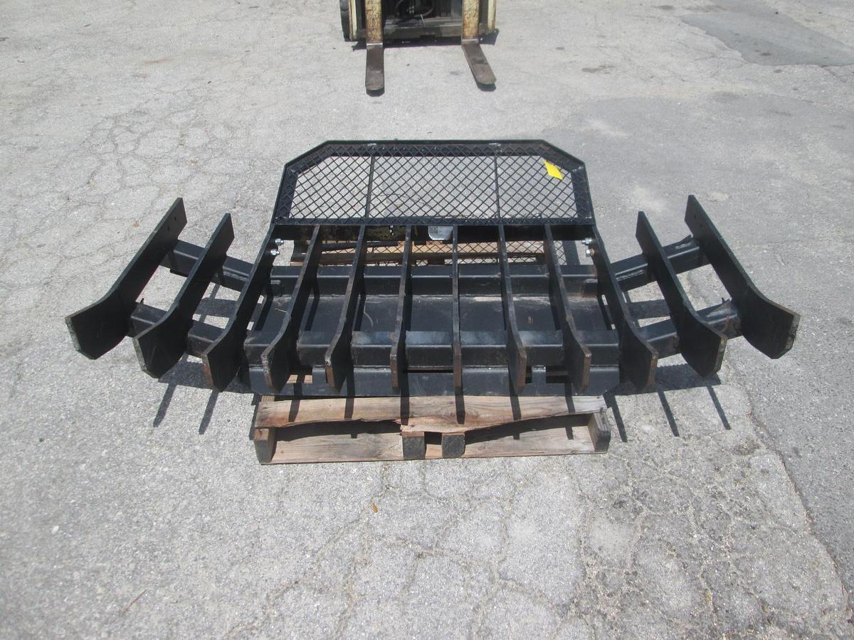 Used 6' Skid Steer Root Rake