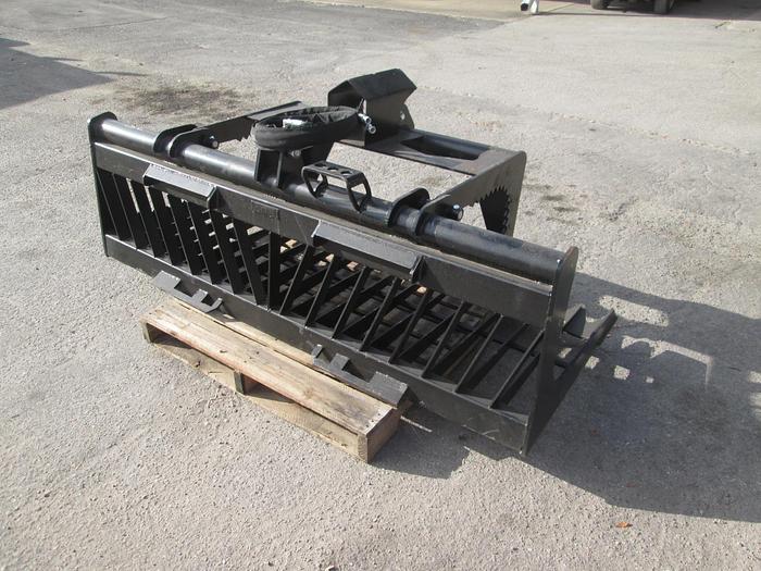New 74" Heavy Duty Skid Steer Grapple Rake