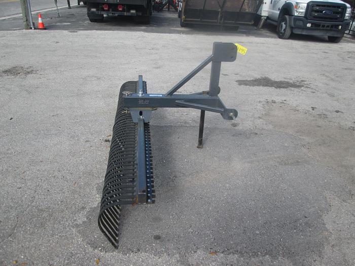Used New 84" 3 Point Landscape Rake for Sale in Bradenton, Flo...