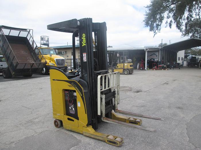 Used 2010 Yale Stand Up Reach Forklift