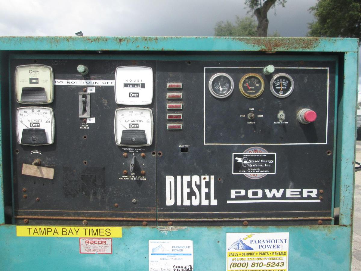 Used 500KW Cummins Onan Standby 