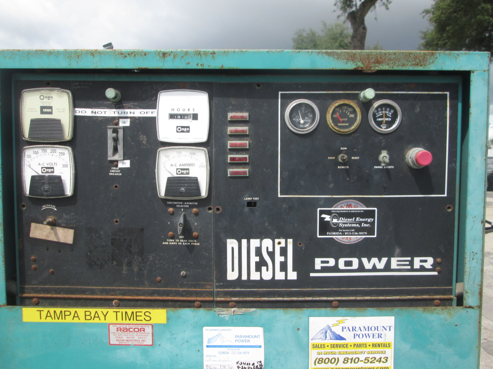 Used 500KW Cummins Onan Standby 