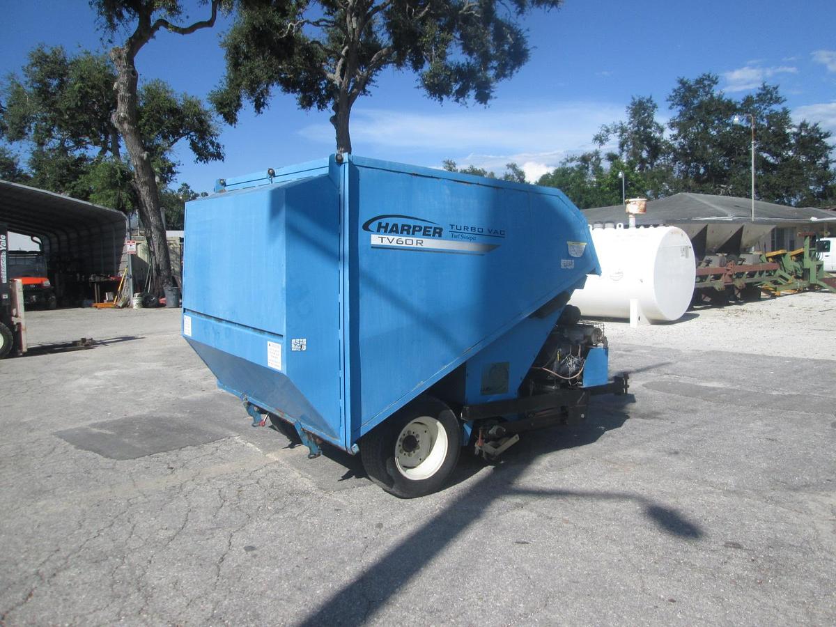 Used Harper TV60R Pull Behind Yard Turf Vac