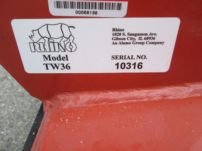Used New Rhino TW36 Rotary Mower