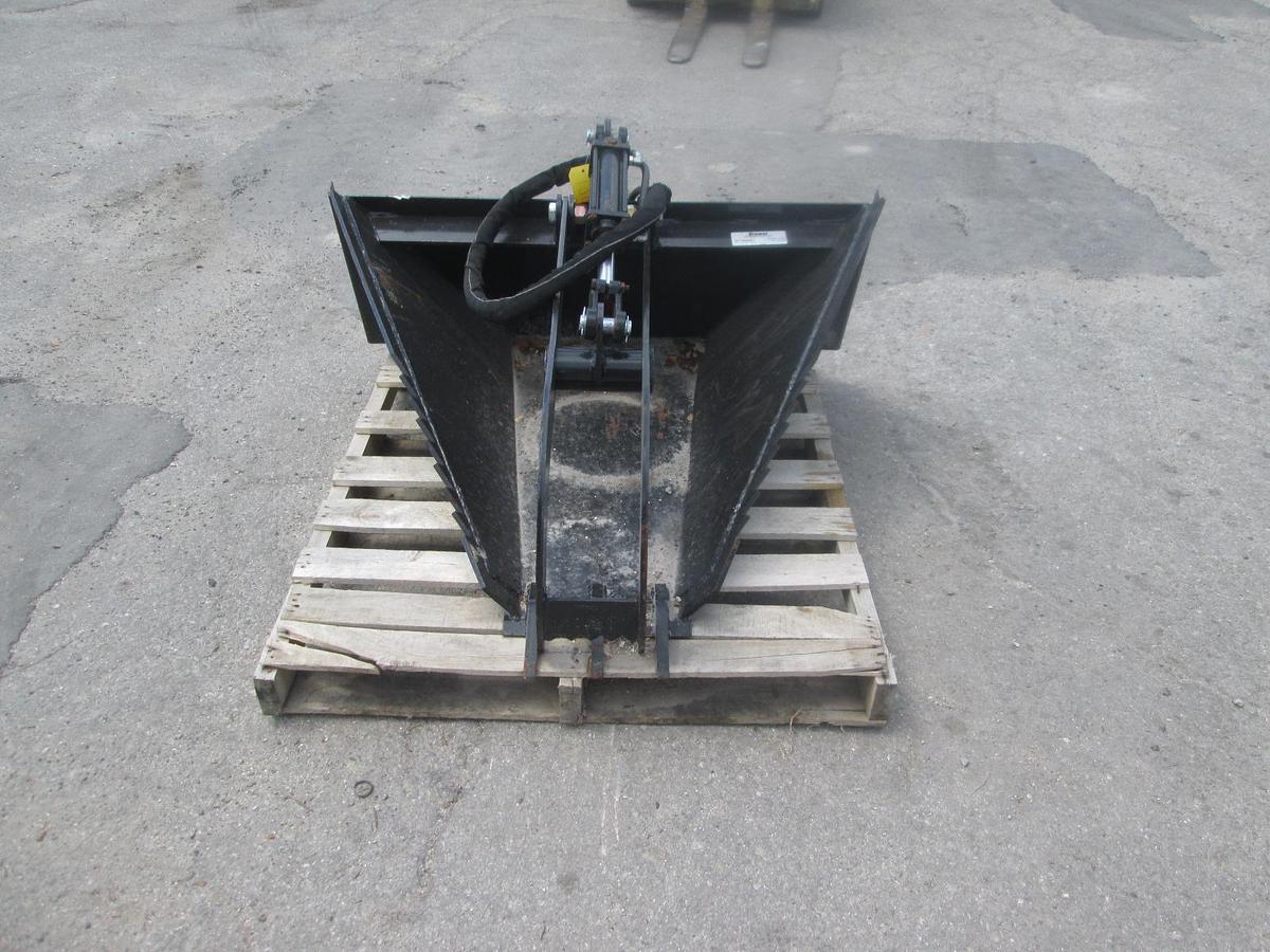 New Skid Steer Stump Bucket with Grapple