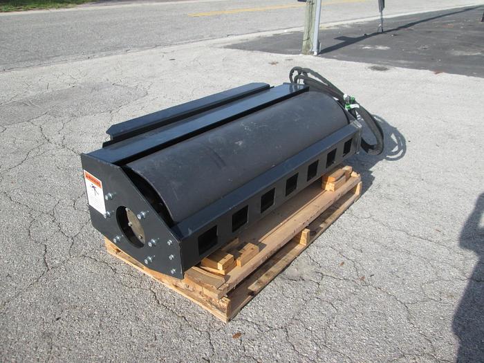 Used New 60" Vibratory Skid Steer Roller Compactor