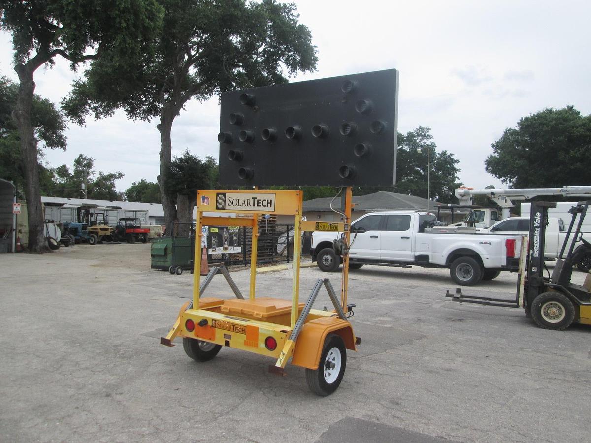 Used Solar Tech Arrow Board Trailer