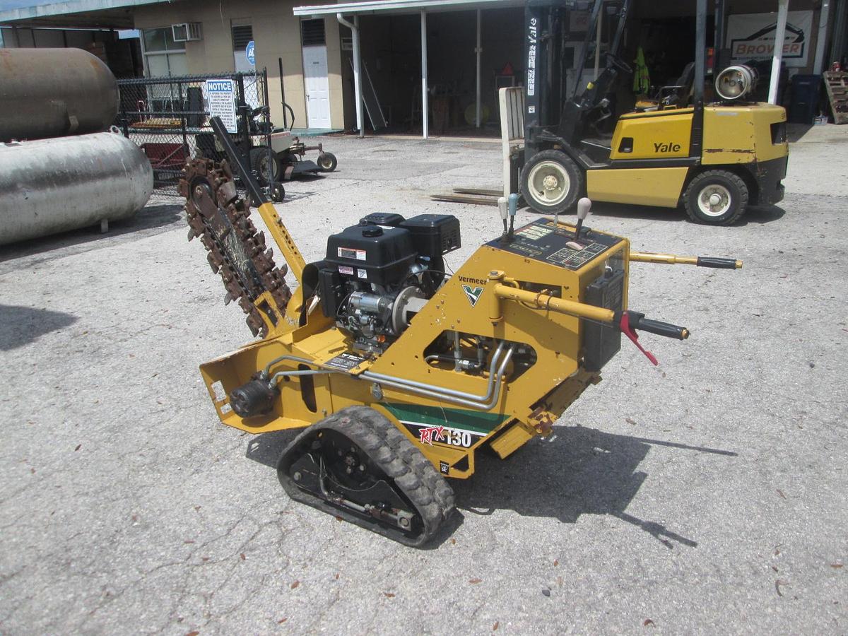 Used Vermeer RTX130 Walk Behind Trencher