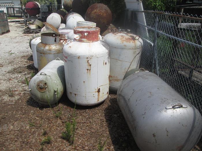 Used 65 Gallon-120 Gallon Propane Tank