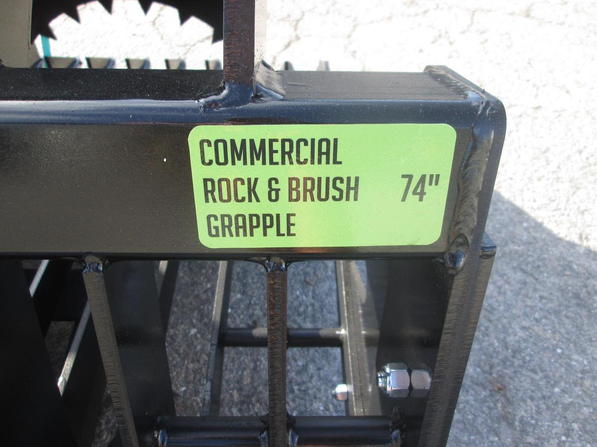 Prime 74" Commercial Duty Rock and Brush Grapple