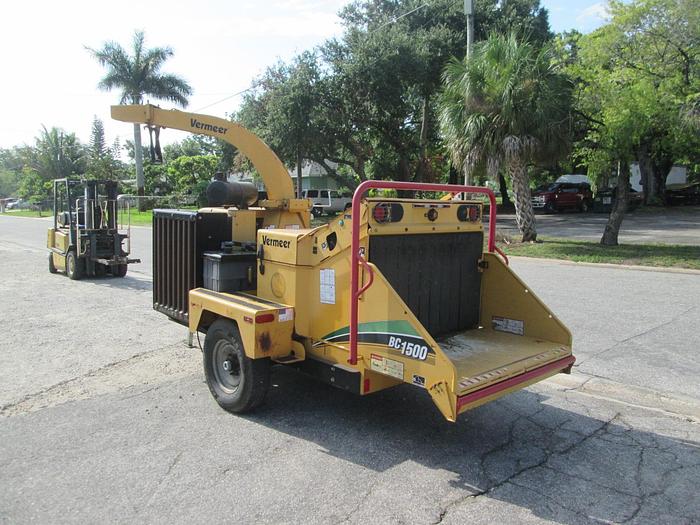 Used 2012 Vermeer BC1500 Wood Chipper