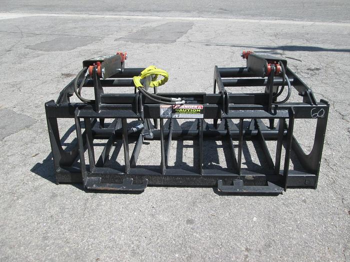 Used New 60" Skid Steer Grapple Rake