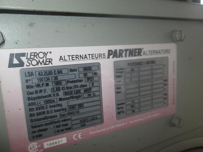 Used 2007 Ingersoll Rand 66KW Trailer Mounted Generator