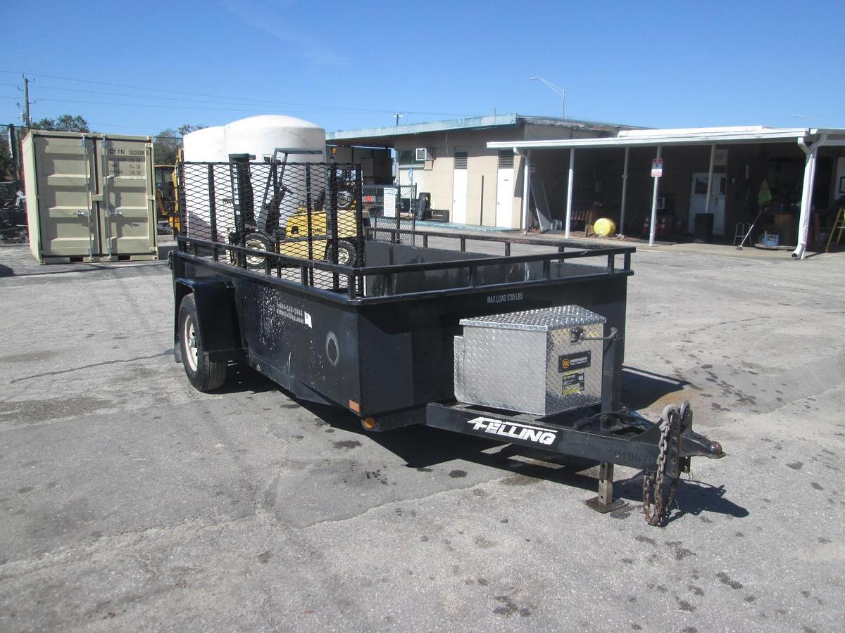 Used 2015 Felling FT71 6'X12' Utility Trailer