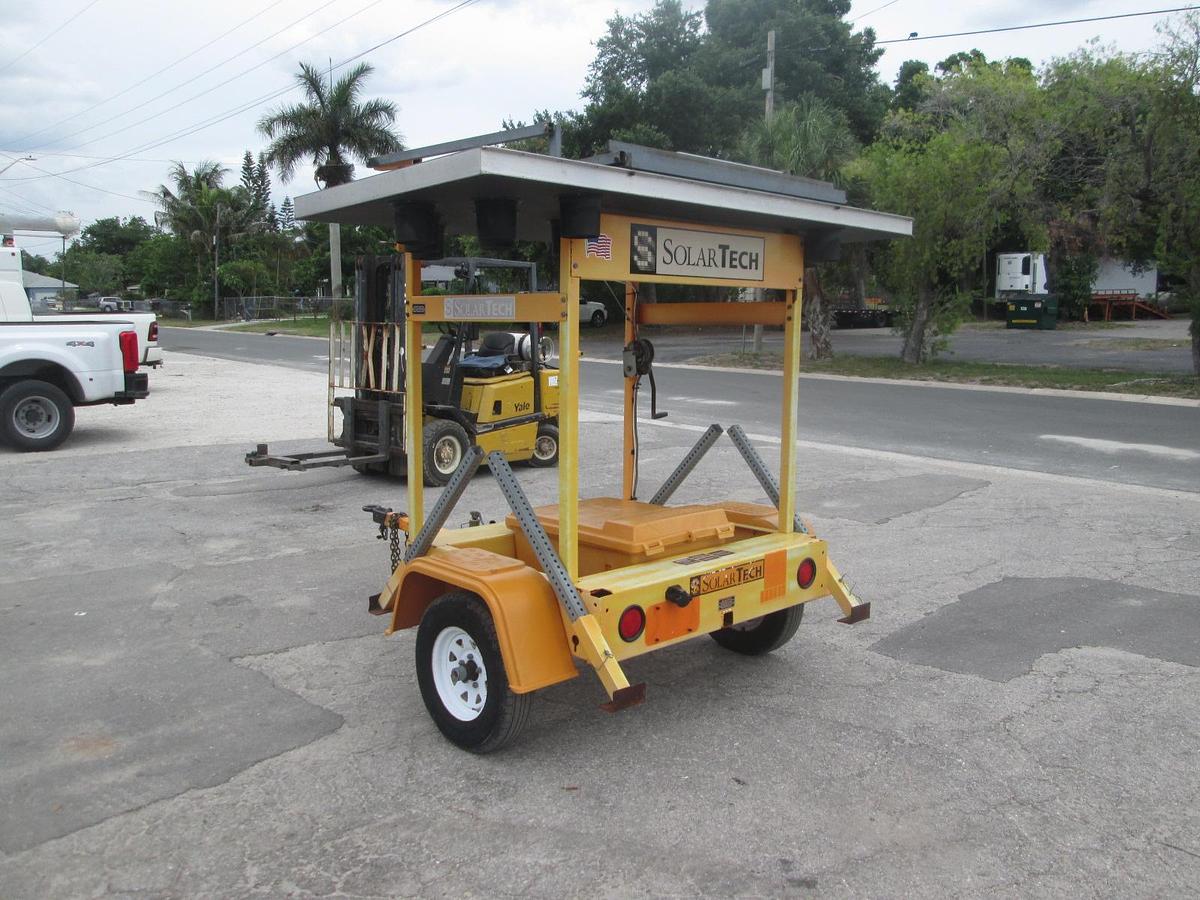 Used Solar Tech Arrow Board Trailer
