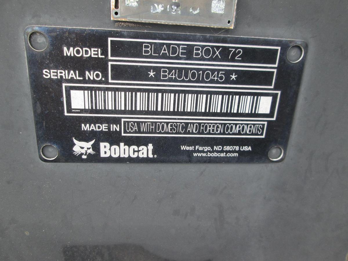New Bobcat 72" 3 Point Box Blade