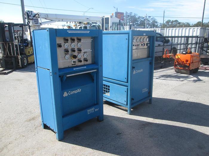 Used Mako Stationary Containment Fill Station and Breathing Air Compressor