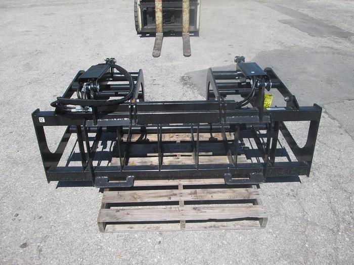 New 72" Skid Steer Grapple Rake