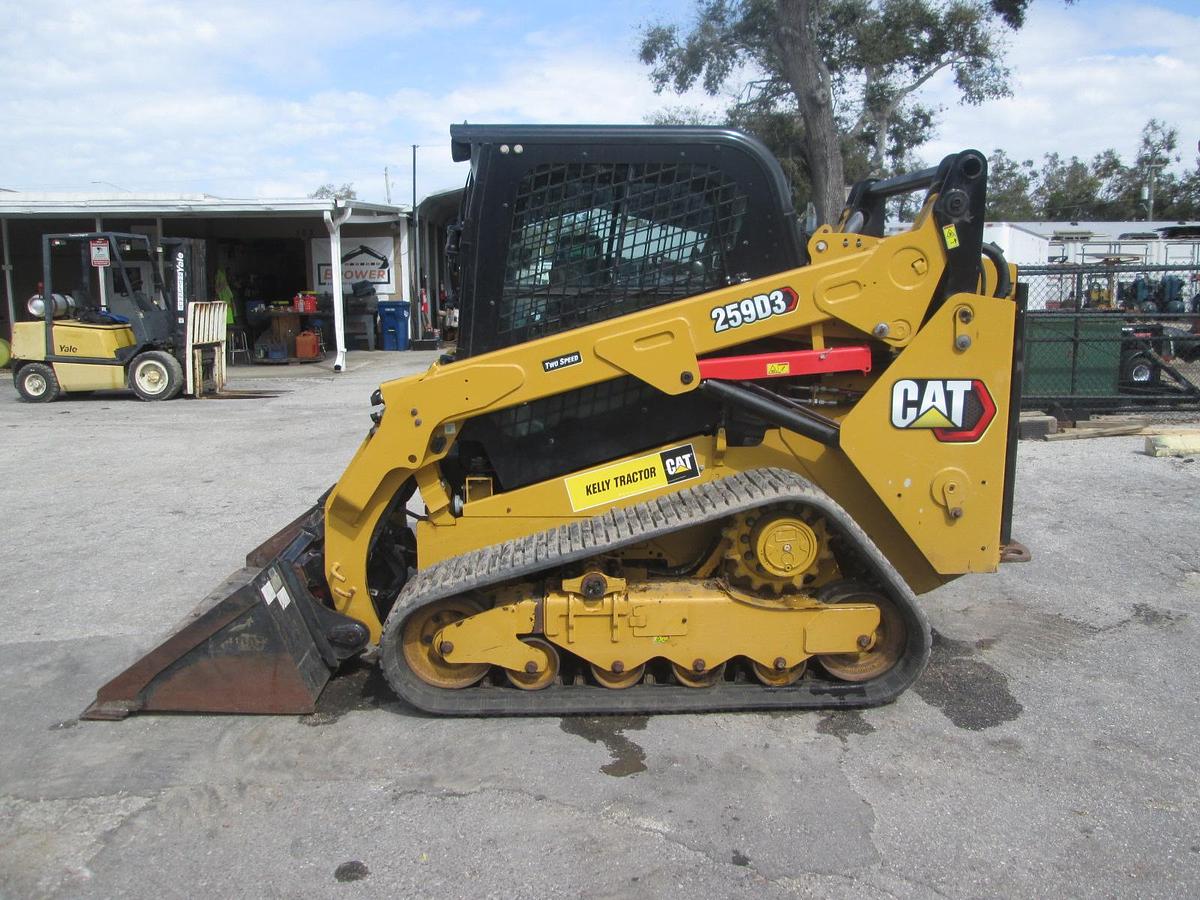 Used 2021 Caterpillar 259D3 Skid Steer