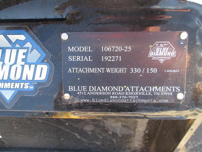 Used 2024 Blue Diamond Mini Skid Steer Log Grapple
