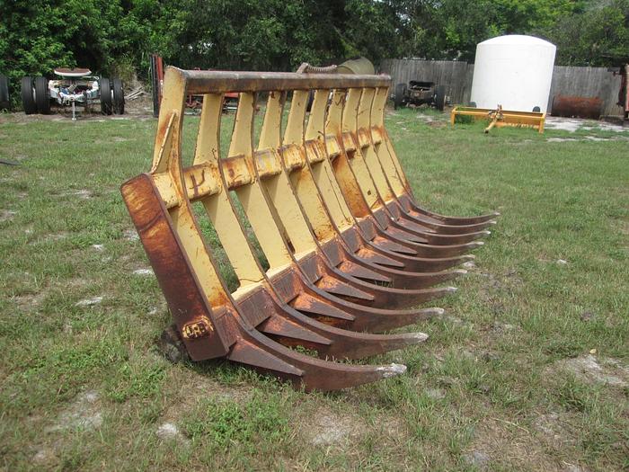 Used JRB 744H Wheel Loader Root Rake