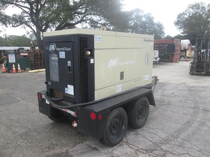 Used 2007 Ingersoll Rand 66KW Trailer Mounted Generator