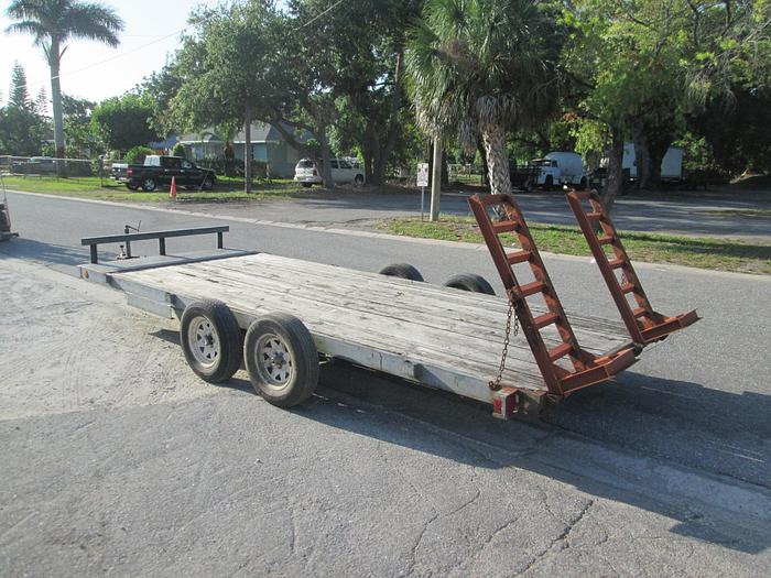 Used 2001 7x18 Anderson Equipment Trailer
