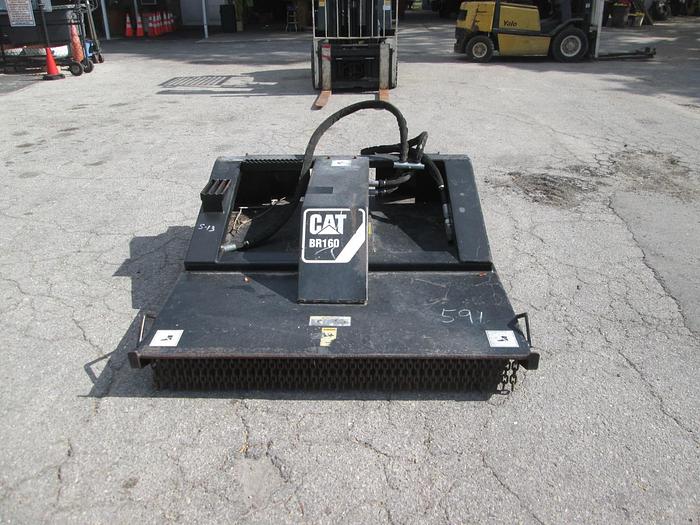 Used Caterpillar BR160 5' Skid Steer Brush Cutter