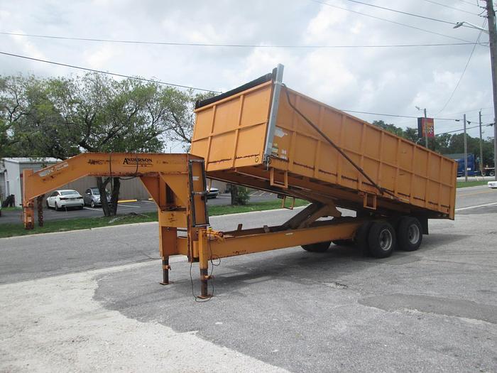 Used 2005 Anderson 20' Dump Trailer