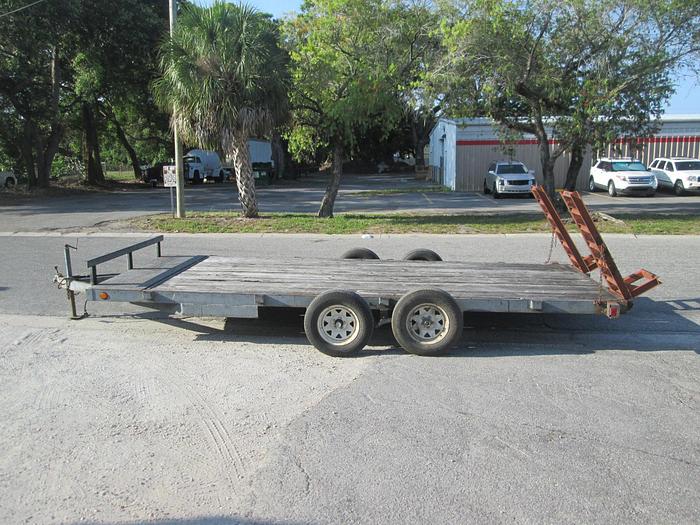 Used 2001 7x18 Anderson Equipment Trailer