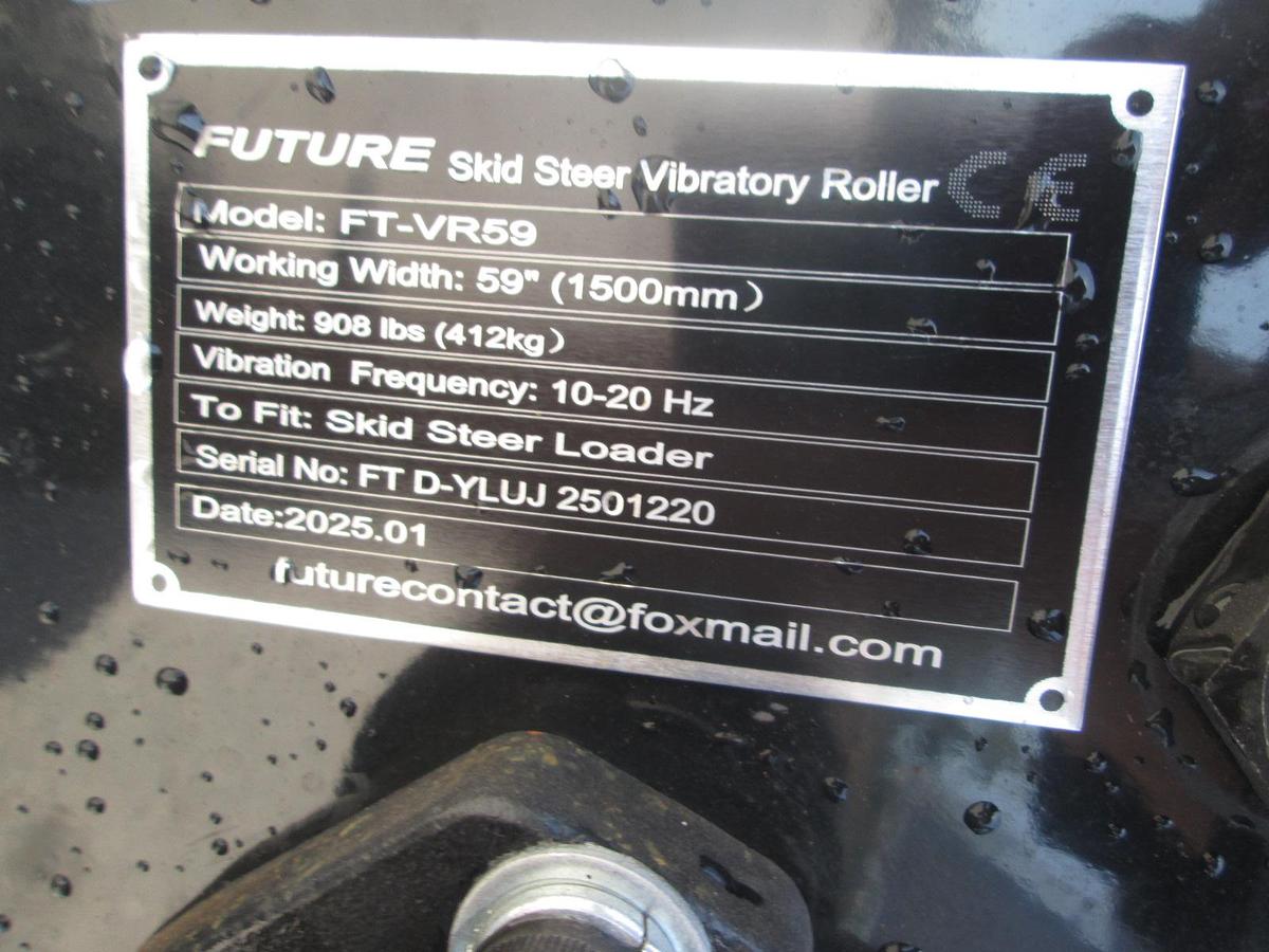 New 5' Skid Steer Vibratory Roller